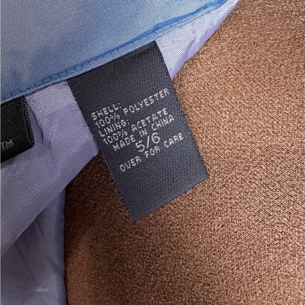 Express Shimmering Blue Maxi Skirt - Picture 13 of 13